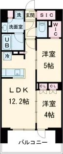プレディアコート西日暮里【9階】の間取り