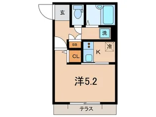フリージア西小山【1階】の間取り