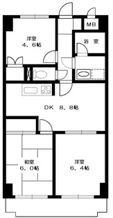 エム・アイマンション【4階】の間取り