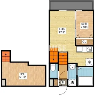 MODERN PALAZZO 諫早Prime【2階】の間取り