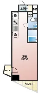 T-CASTLE 西新井【8階】の間取り