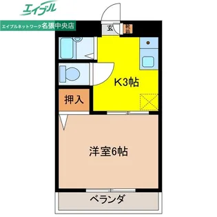 ハイツフォレスト【1階】の間取り