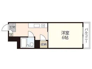 アイビースクエア広島【3階】の間取り