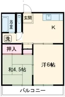 コーポふじ【2階】の間取り