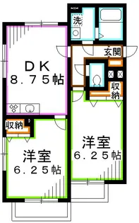 パインプラッツ【1階】の間取り