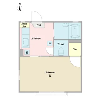 フローラ常盤平【2階】の間取り