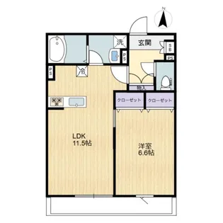 グランデケヤキ【1階】の間取り