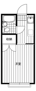 パークハイツ中島I【2階】の間取り