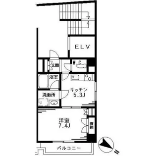 グランデミスモ【7階】の間取り