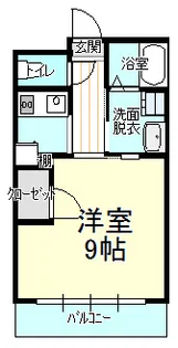 ヴィラ一の井手【1階】の間取り