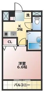 アスタリスク日吉【1階】の間取り