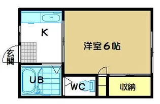 ハイツ小池 No.1【1階】の間取り