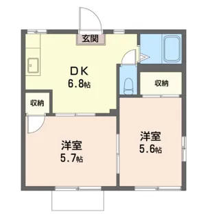 プチフォーレ【1階】の間取り