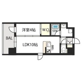 グランドゥーエ永和駅前【6階】の間取り