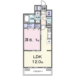 ブライトリーフ【2階】の間取り