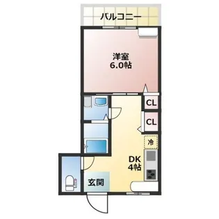 大宮マンション【2階】の間取り