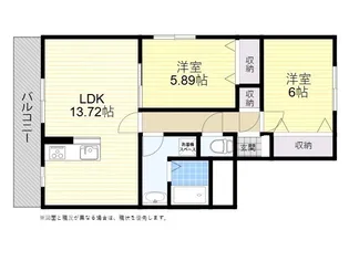 WINDOMララ牧【3階】の間取り
