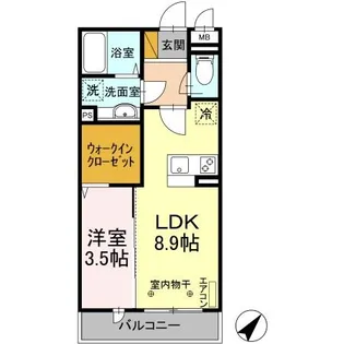 ベイリーフ【3階】の間取り