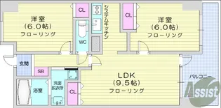 ノア本屋敷【2階】の間取り