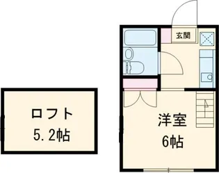 ハイツ川村【2階】の間取り