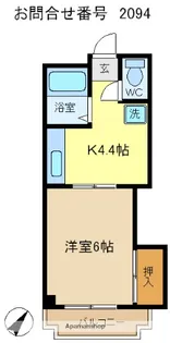 ガーデンハウス北野【3階】の間取り