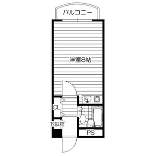 東大阪レジデンス【1階】の間取り