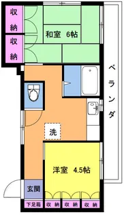 ハイツ司【3階】の間取り