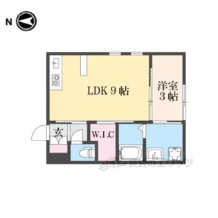 ラウレア【1階】の間取り