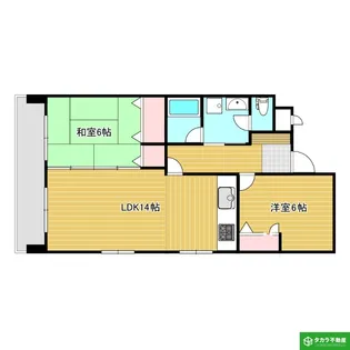 スカイメゾン外苑【3階】の間取り