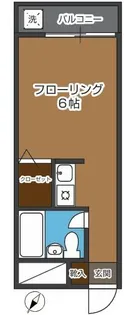 メゾンイースト【2階】の間取り