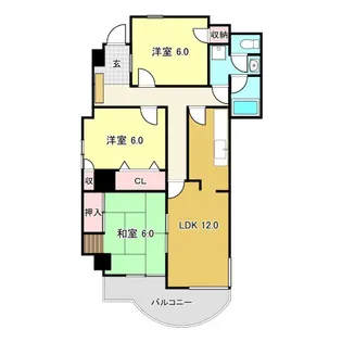 フォートヒル102【3階】の間取り