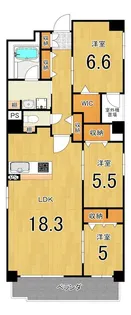 アライズ西院【2階】の間取り