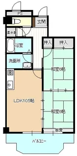 飛島さんきょうプラザ【7階】の間取り