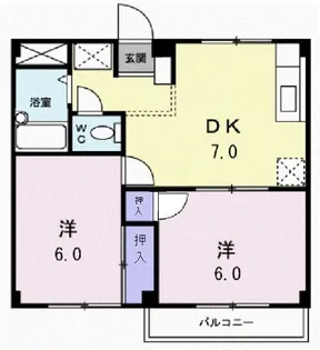 シティハイツ立石【1階】の間取り