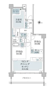 パークシティ高田馬場【6階】の間取り