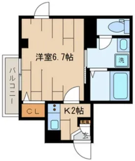 CLAIR COURT【2階】の間取り
