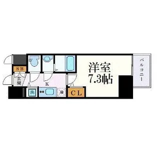 エスリード上前津セレーノ【6階】の間取り