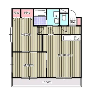 ライフ坂井ビル【3階】の間取り