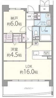 Alice Garden Esaka【4階】の間取り