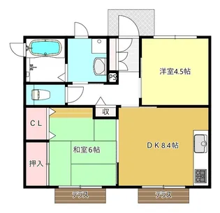 レガロ日吉【1階】の間取り
