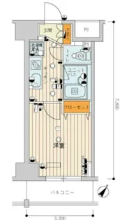 スカイコート新小岩【5階】の間取り