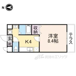 ベルコリーヌ紺屋【2階】の間取り