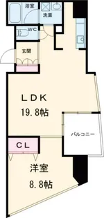 フェリシアス【2階】の間取り