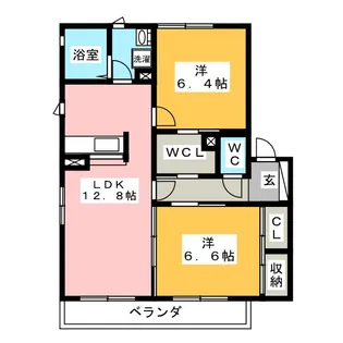 La Campanella II【3階】の間取り