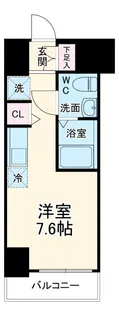 LUMEED横浜阪東橋【2階】の間取り