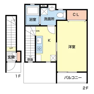 アクシア高屋敷 I【2階】の間取り