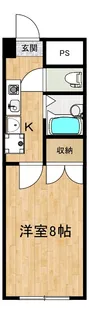グランシャリオ【4階】の間取り