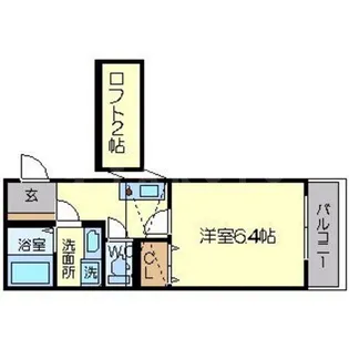 ジョイン淡路【2階】の間取り