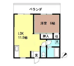 パールコート武蔵小金井【2階】の間取り