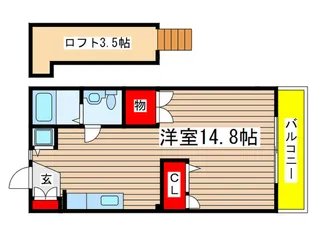 コ-ポ花水木【1階】の間取り